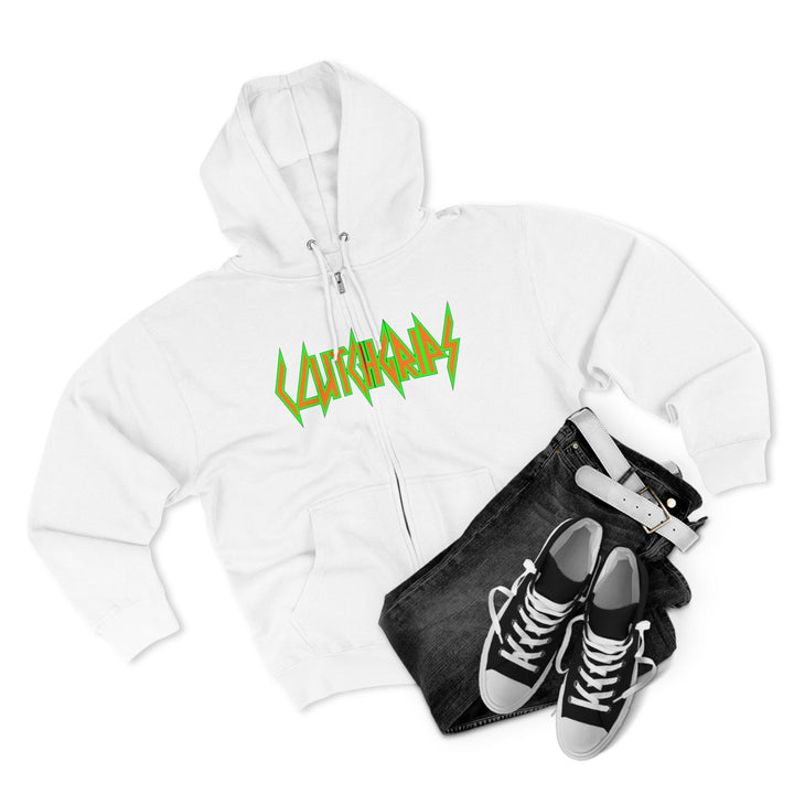 CG LIFT KICK ORANGE GREEN FADE/STAY SAVAGE ZIP UP