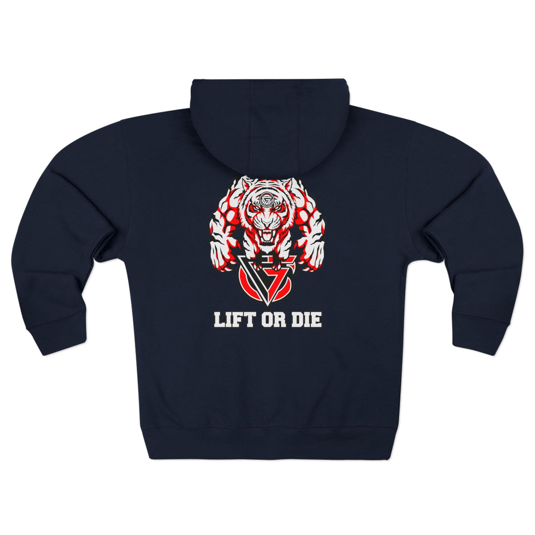 CG WICKED TIGER RED WHITE BLACK/LIFT OR DIE ZIP UP