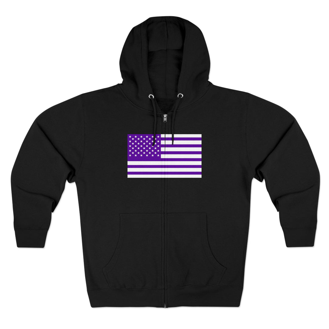 CG EZ RIDER PRUPLE WHITE /STAY SAVAGE ZIP UP