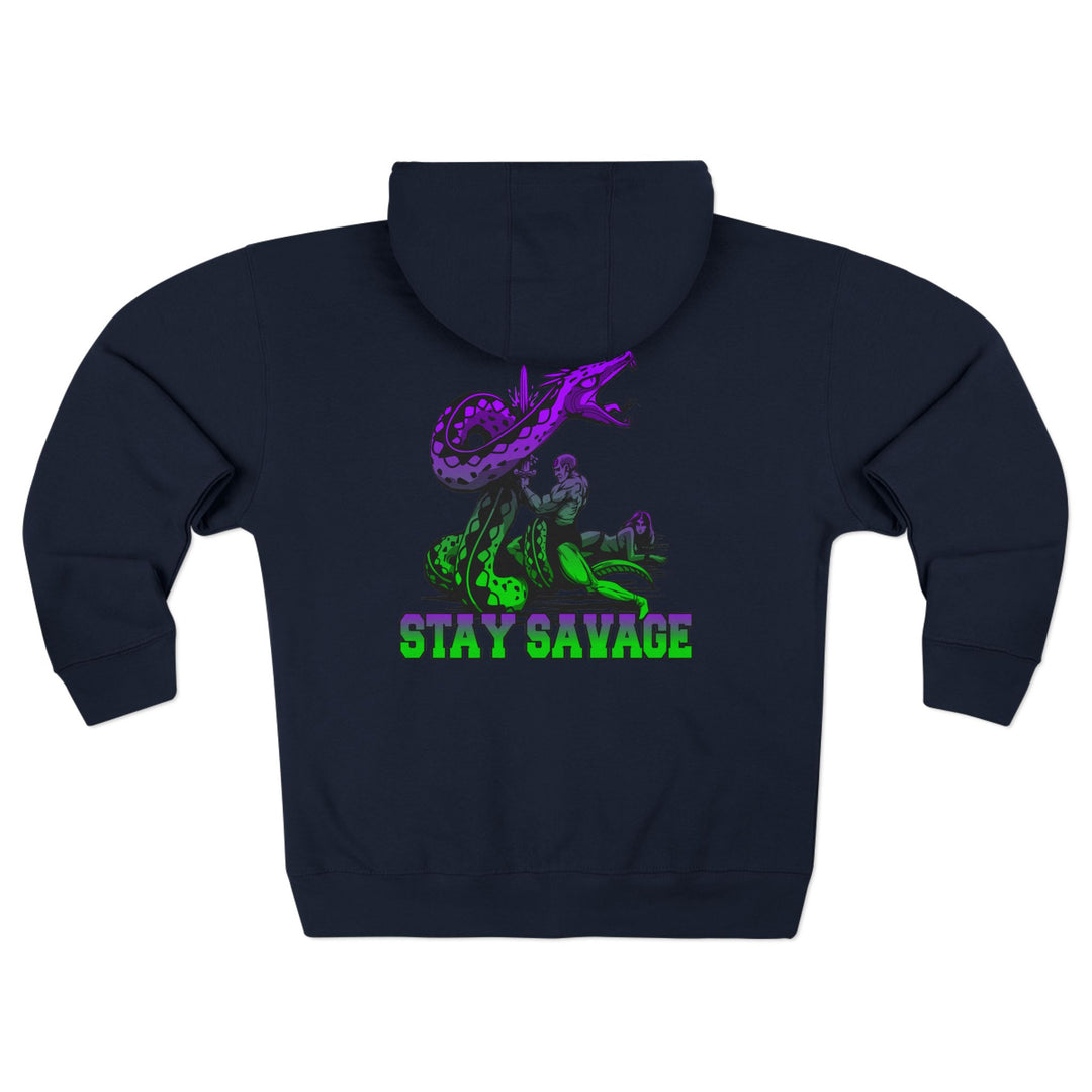 CG SERPENT SLAYER PURPLE GREEN /STAY SAVAGE ZIP UP