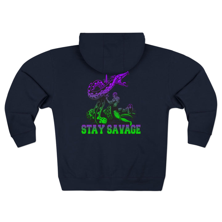 CG SERPENT SLAYER PURPLE GREEN /STAY SAVAGE ZIP UP