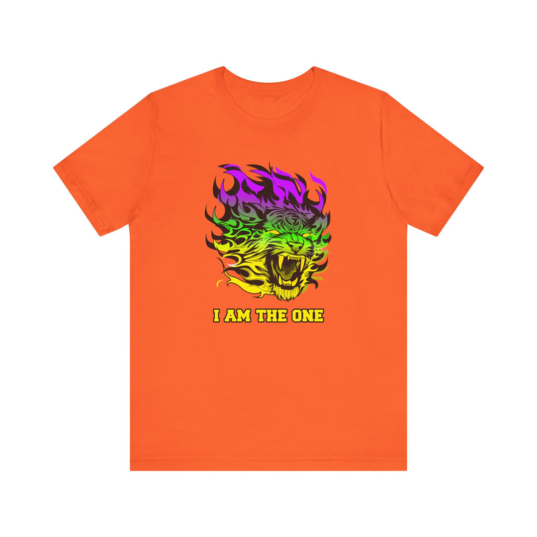TIGER FLAME YELLOW GREEN PURPLE FADE/I AM THE ONE