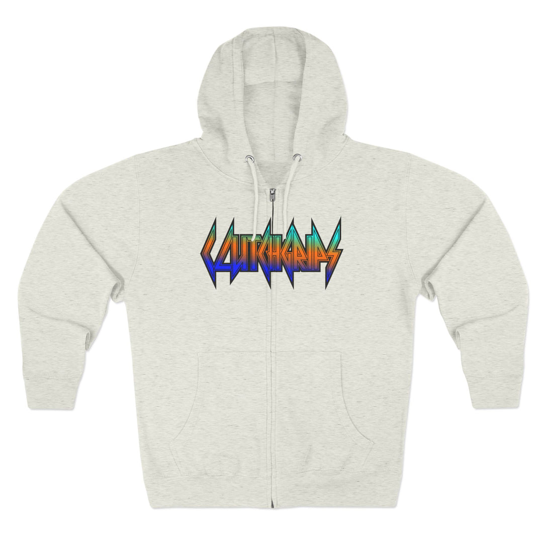 CG MAC SNAP DRAGON BLUE ORANGE AQUA /LIFT OR DIE zip up