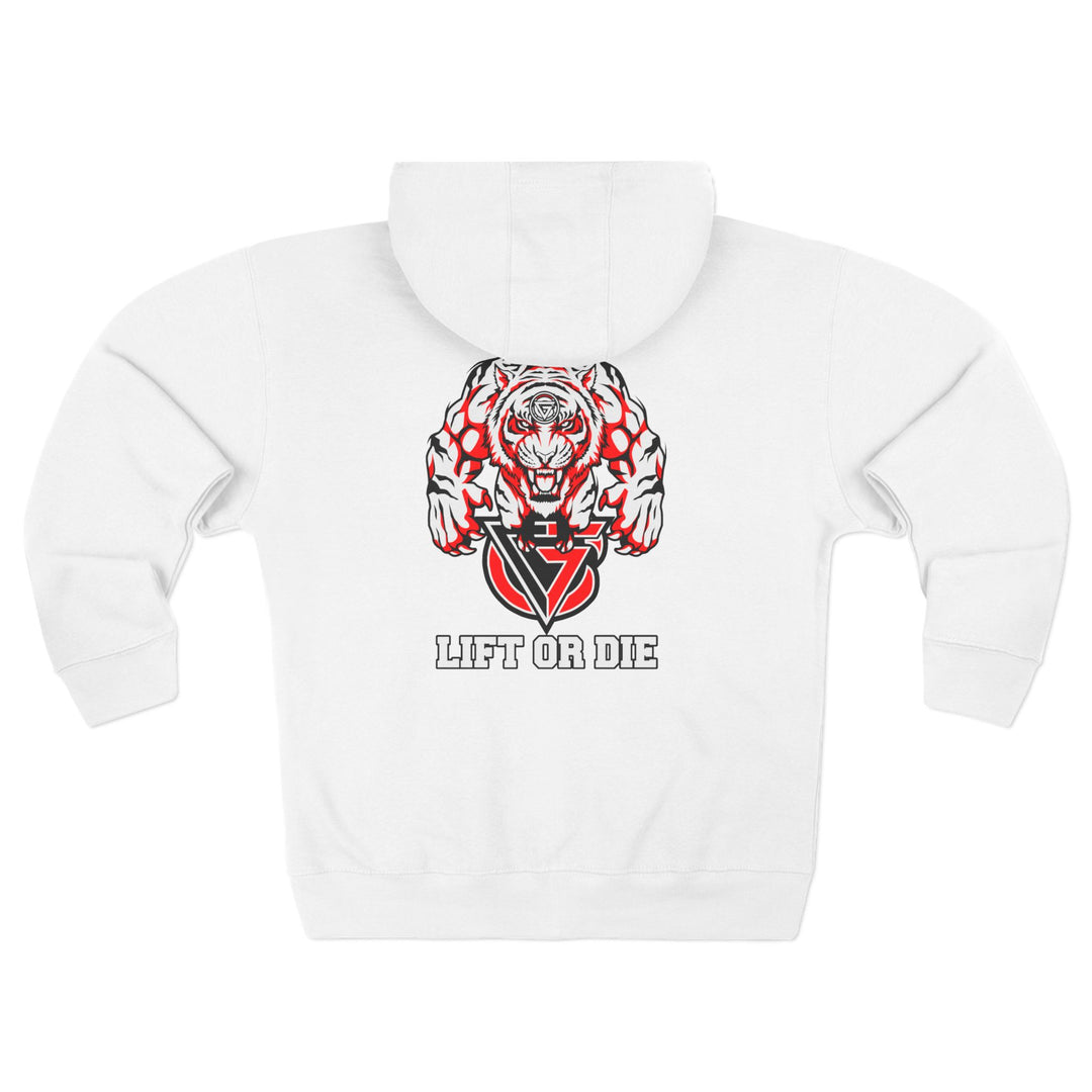 CG WICKED TIGER RED WHITE BLACK/LIFT OR DIE ZIP UP