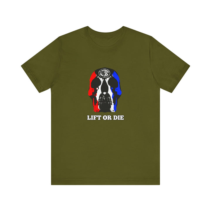 SKULLATOR RED WHITE BLUE /LIFT OR DIE