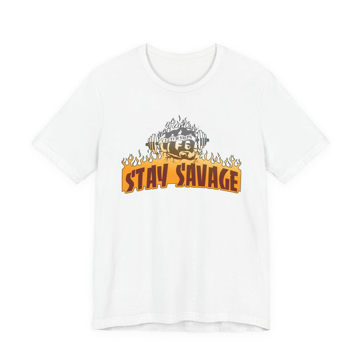 CG FIST WHITE ORANGE FADE /STAY SAVAGE