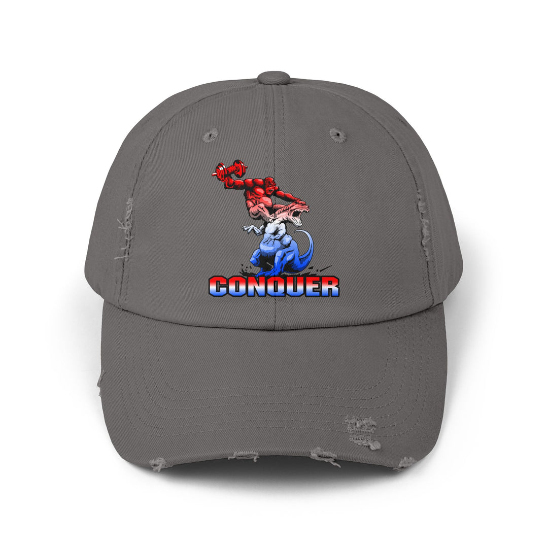 APE VS ZILLA RED WHITE BLUE FADE /CONQUER CAP