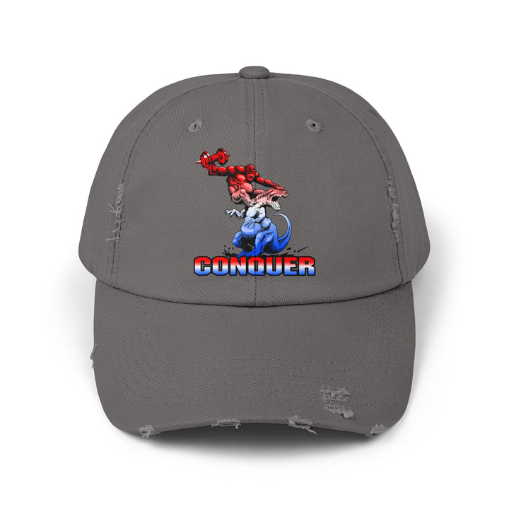 APE VS ZILLA RED WHITE BLUE FADE /CONQUER CAP