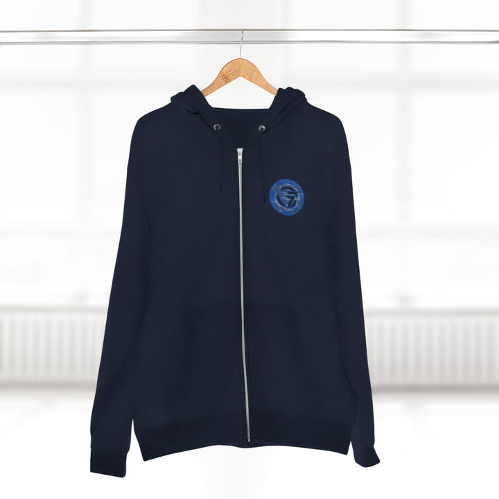 CG ANGRY DOG GREY BLUE CAMO/READY FOR WAR ZIP UP