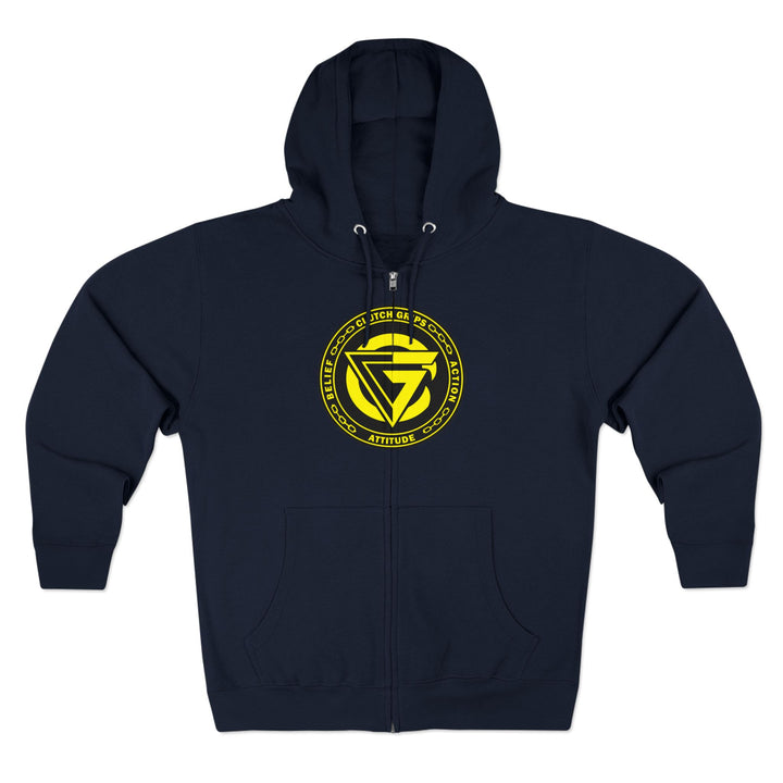 CG TIGER VS TIGER YELLOW BLACK /READY FOR WAR ZIP UP