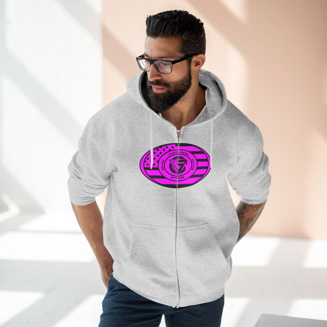 MAC WICK LIFT CG FLAG BURPLE/LIFT OR DIE ZIP UP