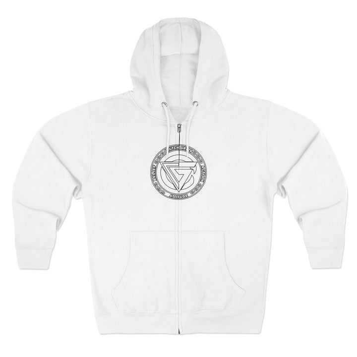 DYNAMITE TIGER WHITE BLACK /STAY SAVAGE ZIP UP