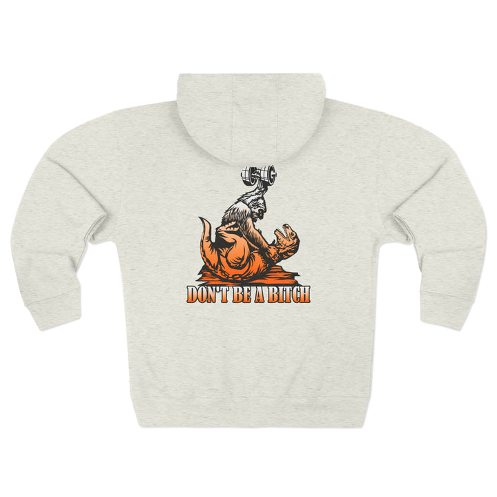CG APE VS ZILLA ORANGE WHITE FADE /DONT BE A BITCH ZIP UP