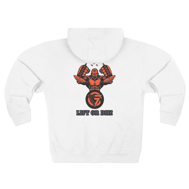 CG MAC SNAP GREY ORANGE /LIFT OR DIE ZIP UP
