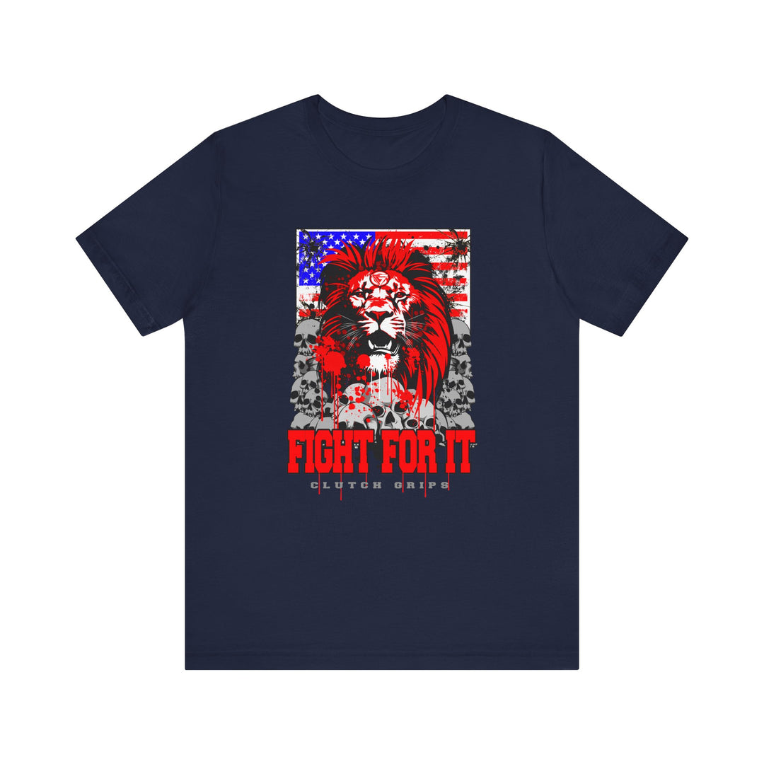LIONHEART USA FLAG RED WHITE BLUE /FIGHT FOR IT