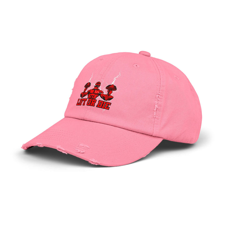 RIDE THE LIGHNING RED /LIFT OR DIE/CAP