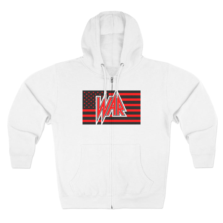 CG  NAVY SEAL TRIBUTE  RIP RED BLACK /AMERICAN BADASS ZIP UP