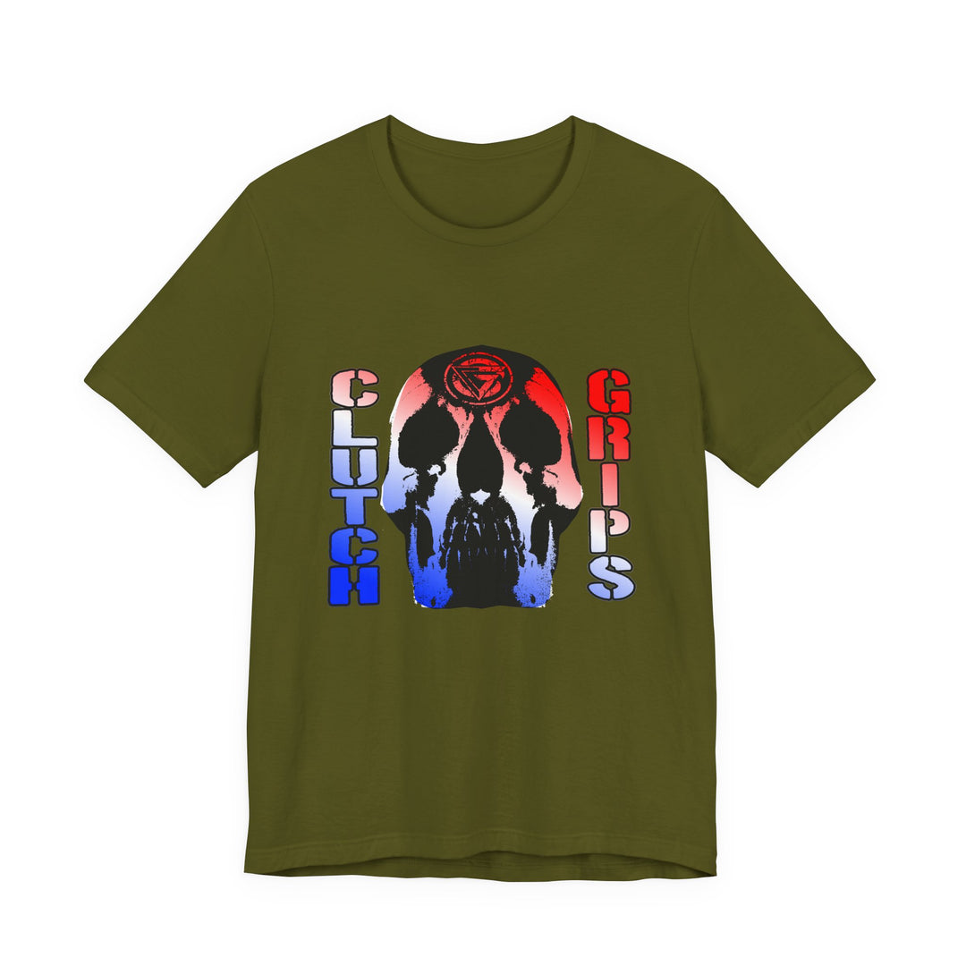 SKULLATOR RED WHITE BLUE FADE/CLUTCHGRIPS