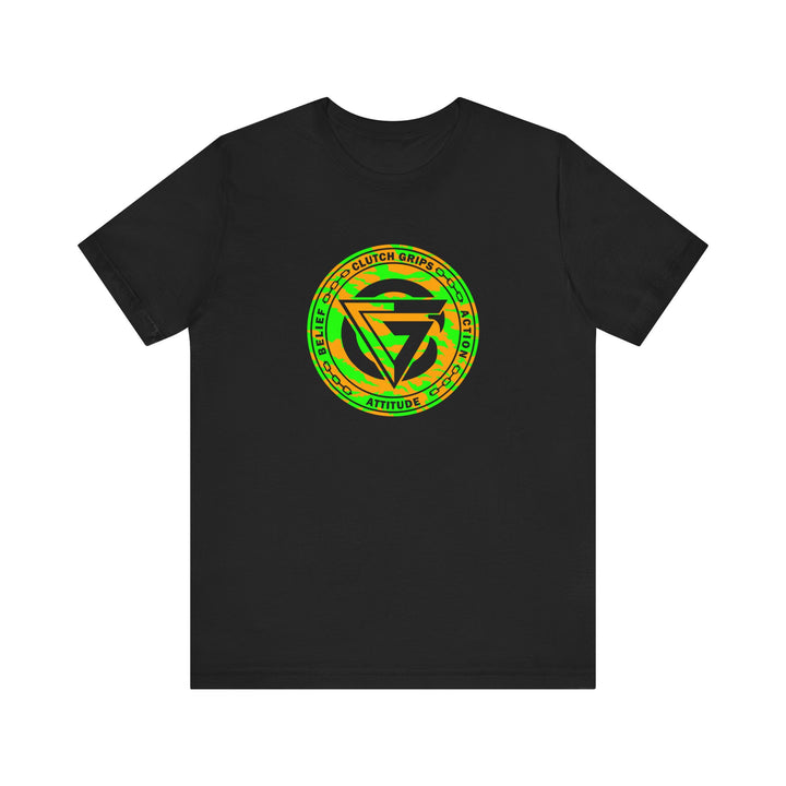 CG LOGO ORANGE GREEN CAMO BLEND