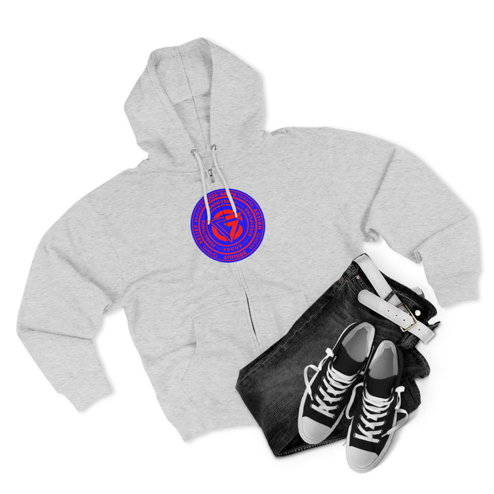 CG SAMURAI MASK RED BLUE/CLUTCH GRIPS  ZIP UP