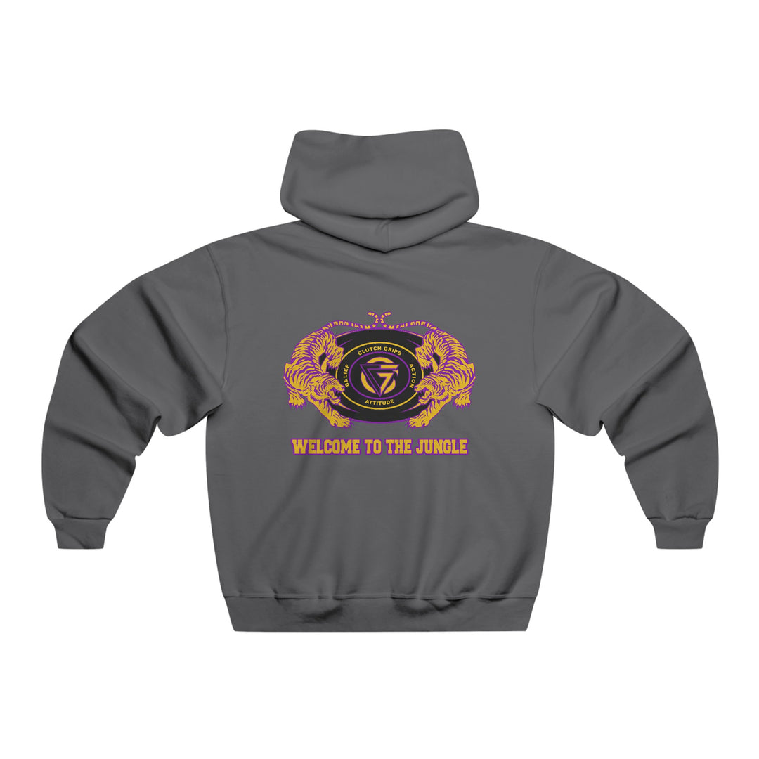 TIGER VS TIGER PURPLE/GOLD  WELCOME TO THE JUNGLE