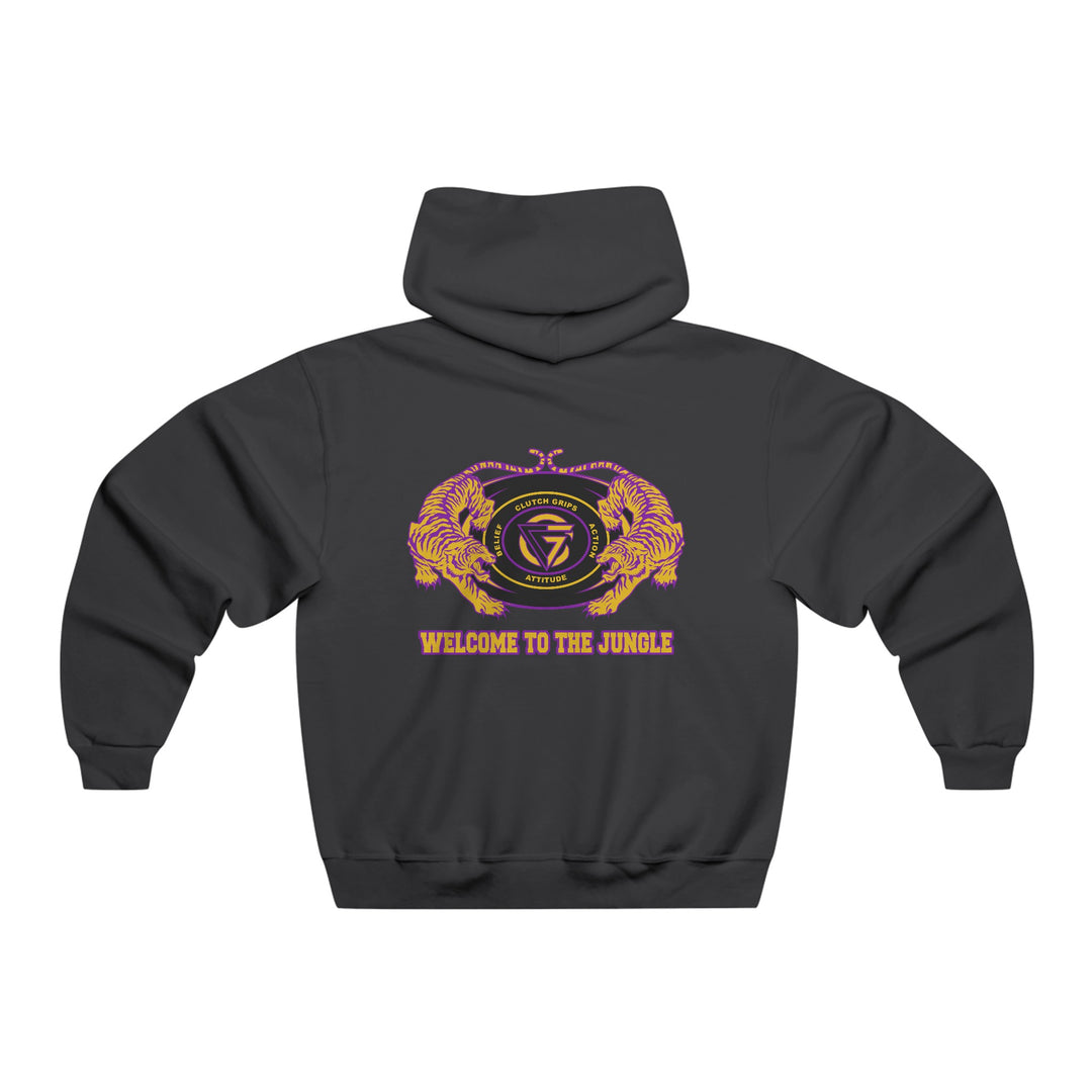 TIGER VS TIGER PURPLE/GOLD  WELCOME TO THE JUNGLE