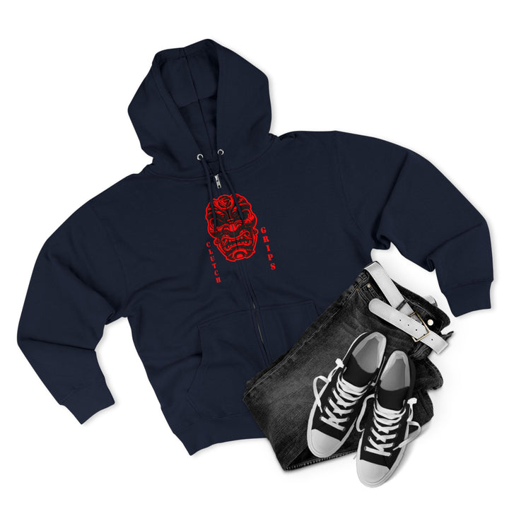 CG  NAVY SEAL TRIBUTE  RIP RED BLACK /DONT BE A BITCH ZIP UP