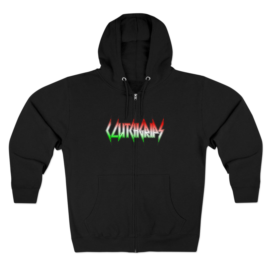 CG SKULLATOR SGL BELL DRAGON TIGER RED WHITE GREEN FADE /STAY SAVAGE ZIP UP