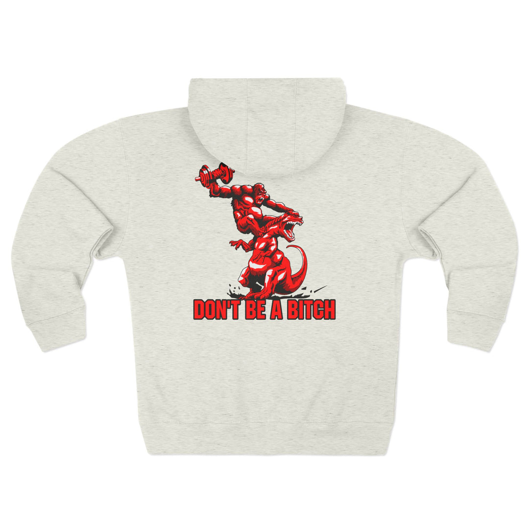 CG APE VS ZILLA 2ND FIGHT RED /DONT BE A BITCH ZIP UP