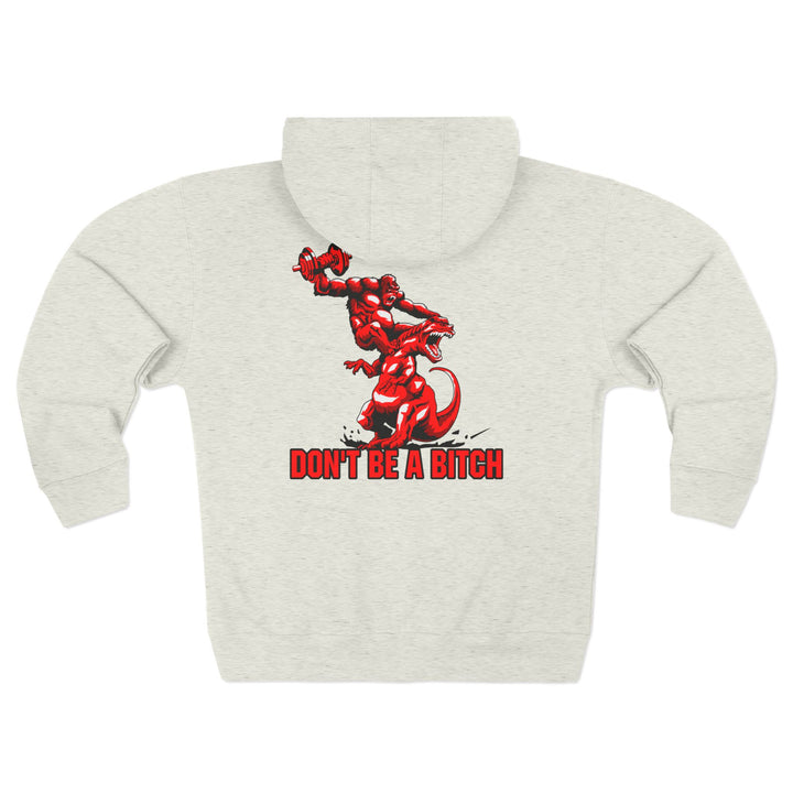 CG APE VS ZILLA 2ND FIGHT RED /DONT BE A BITCH ZIP UP