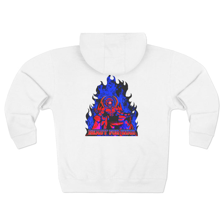 MAC FINAL BOSS RED BLUE /READY FOR WAR ZIP UP