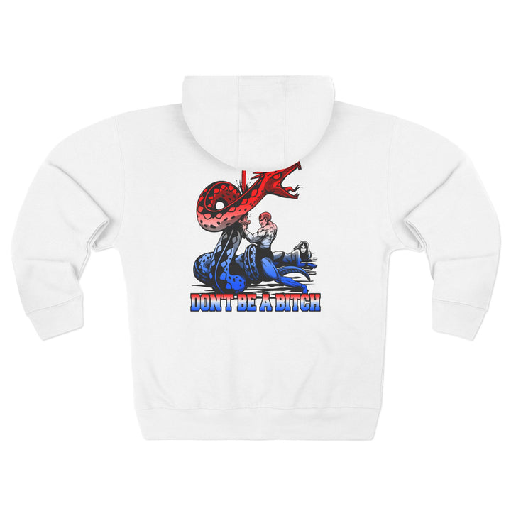 CG SERPENT SLAYER RED WHITE BLUE /DONT BE A BITCH ZIP UP