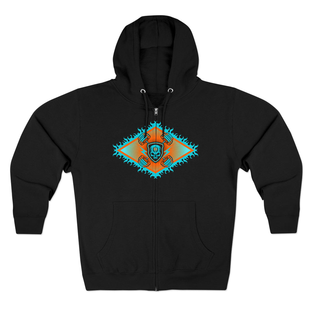 SAMURAI MASTER TRAINER MIAMI COLORS /DONT BE A BITCH  ZIP UP