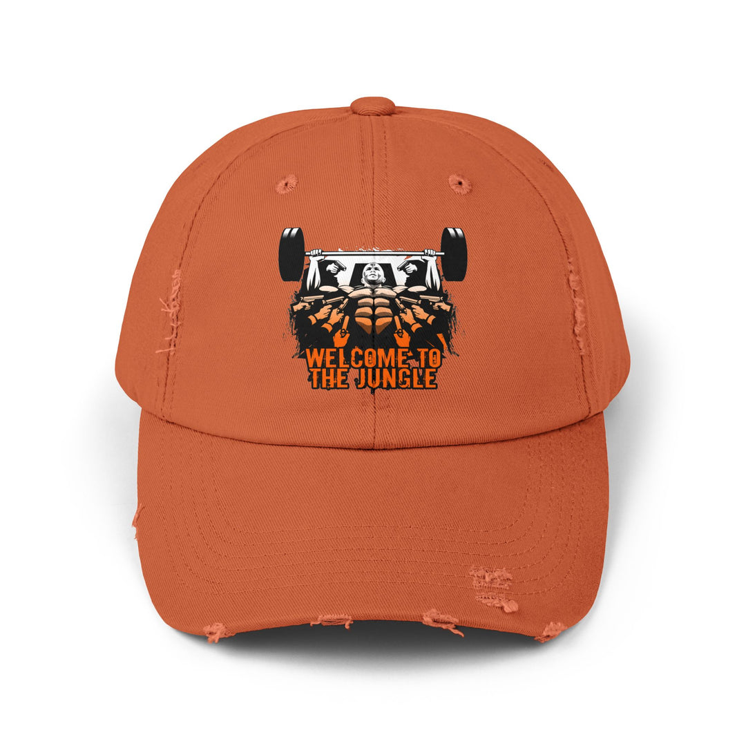MAC WICK LIFT ORANGE WHITE FADE /WELCOME TO THE JUNGLE CAP