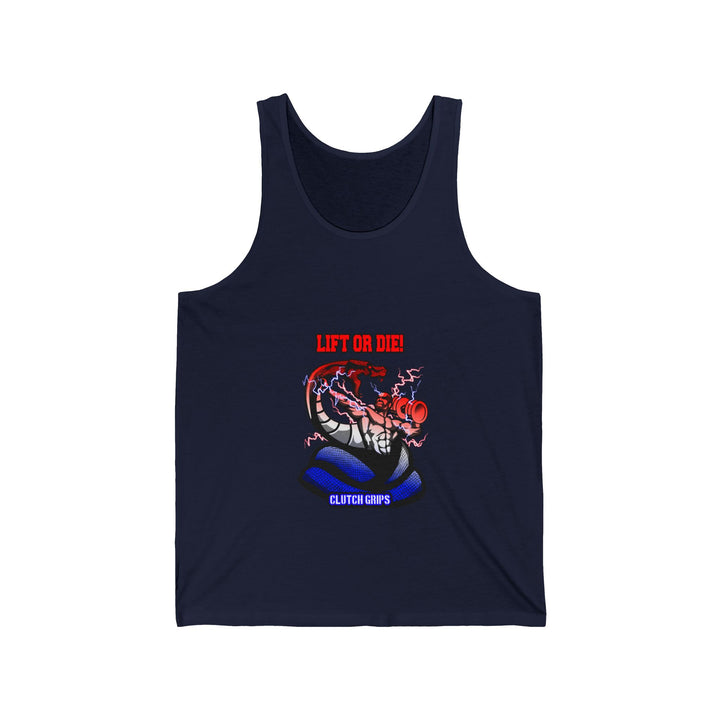 MAC VS SNAKE TANK RED WHITE BLUE /LIFT OR DIE