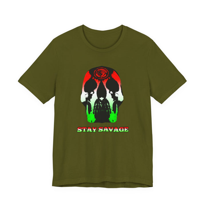 SKULLATOR RED WHITE GREEN /STAY SAVAGE