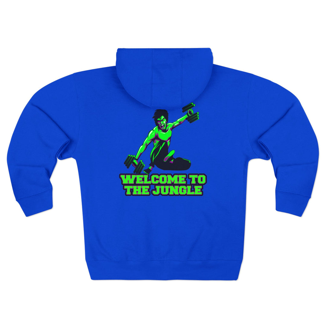 CG LIFT KICKPURPLE GREEN FADE/WELCOME TO THE JUNGLE ZIP UP