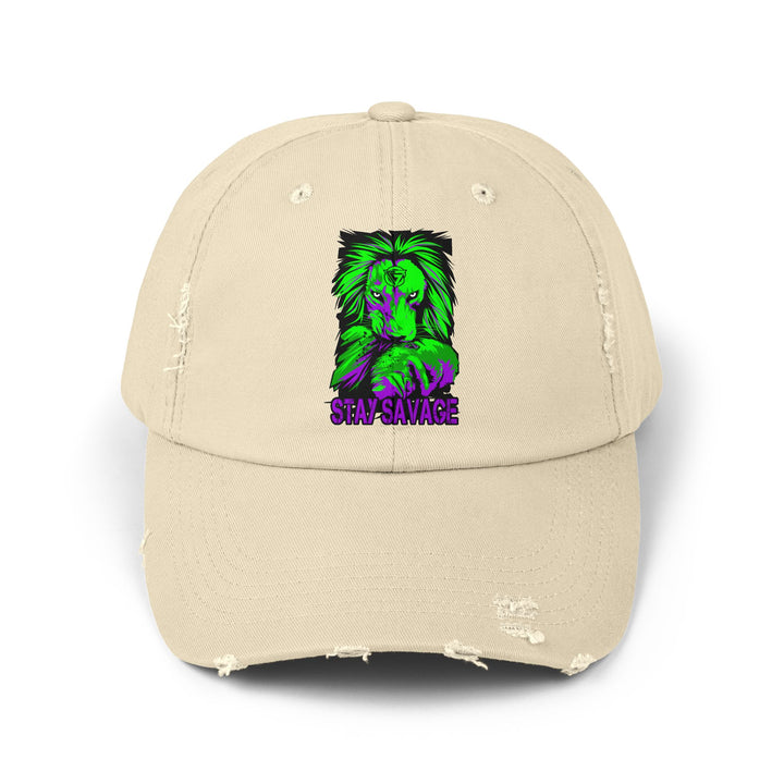 LION HEART PURPLE GREEN /STAY SAVAGE CAP