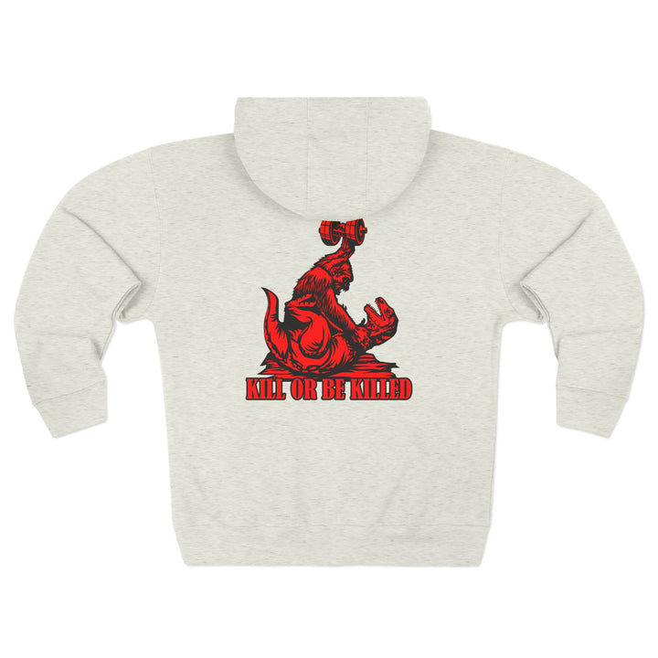 CG APE VS ZILLA RED  /KILL OR BE KILLED ZIP UP