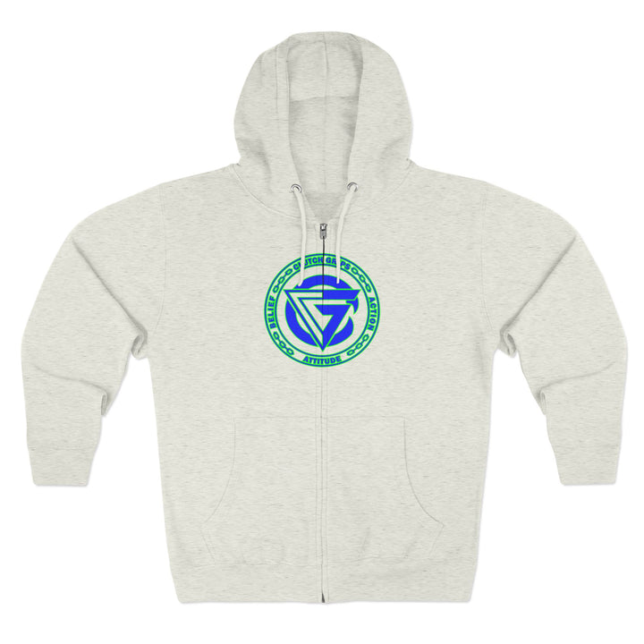 CG SKULLATOR BLUE GREEN /CLUTCHGRIPS ZIP UP