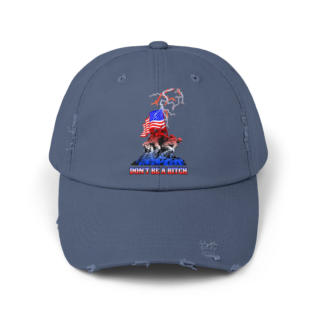 AMERICAN WARRIORS RED WHITE BLUE FADE/DONT BE A BITCH CAP