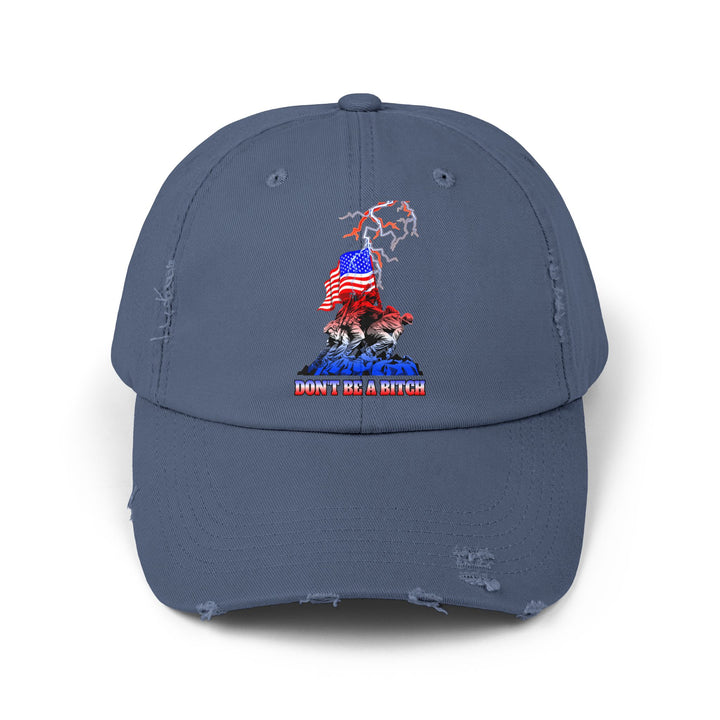 AMERICAN WARRIORS RED WHITE BLUE FADE/DONT BE A BITCH CAP