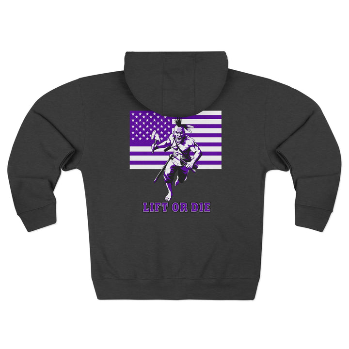 CG MAC BRAVE PURPLE WHITE /LIFT OR DIE ZIP UP