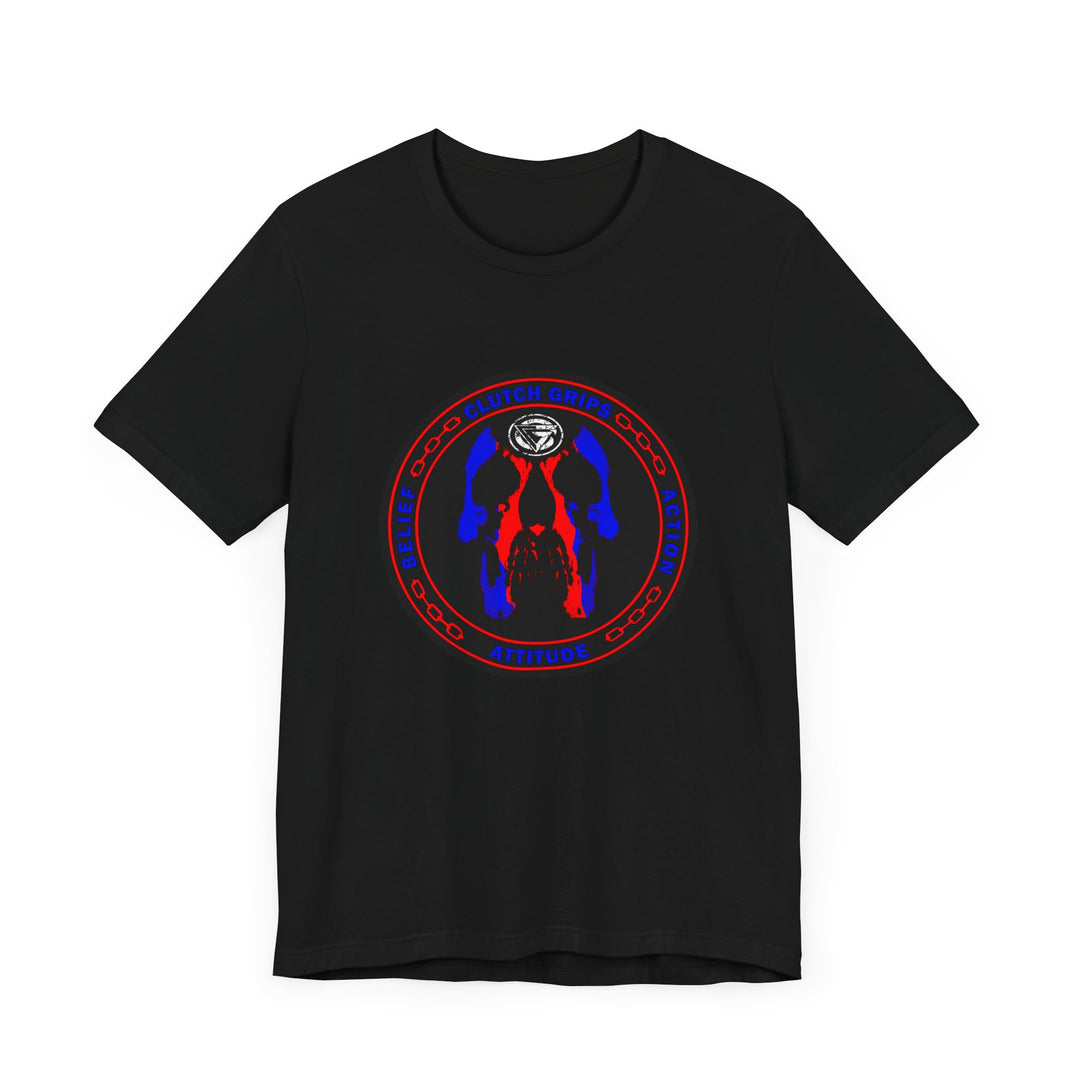 CG LOGO SKULL RED BLUE