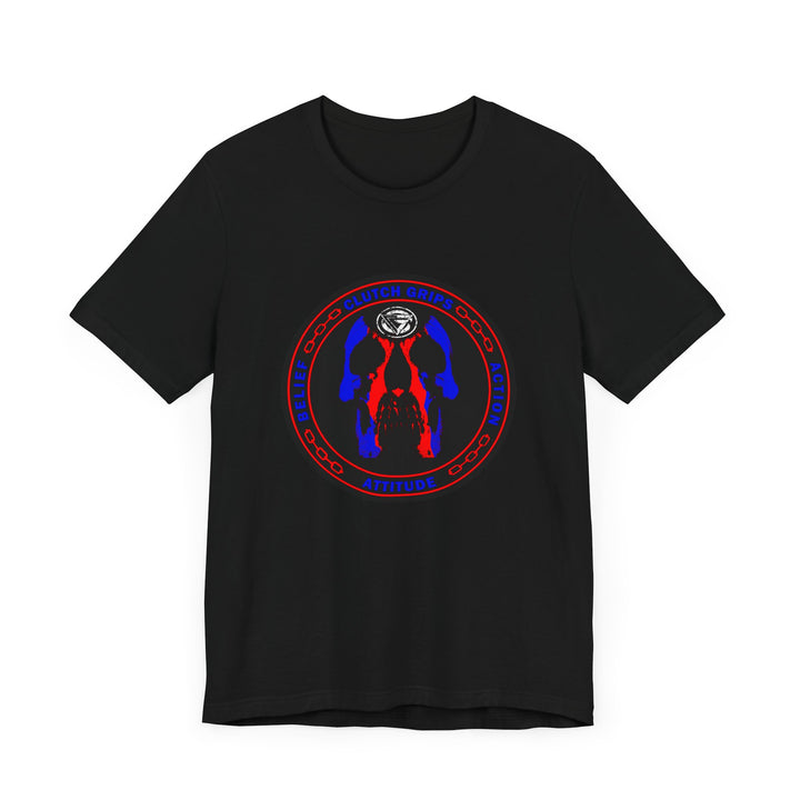 CG LOGO SKULL RED BLUE