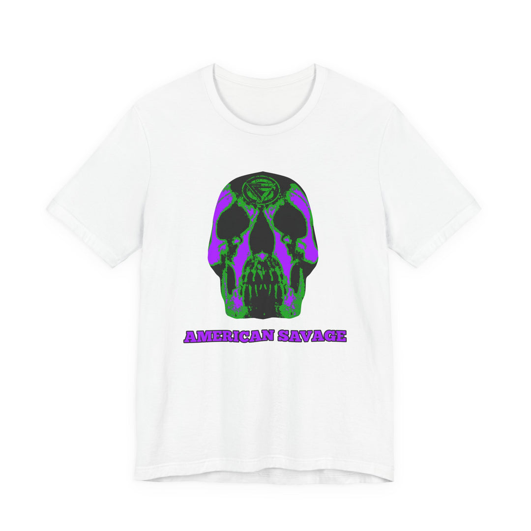 SKULLATOR PURPLE GREEN  /AMERICAN SAVAGE