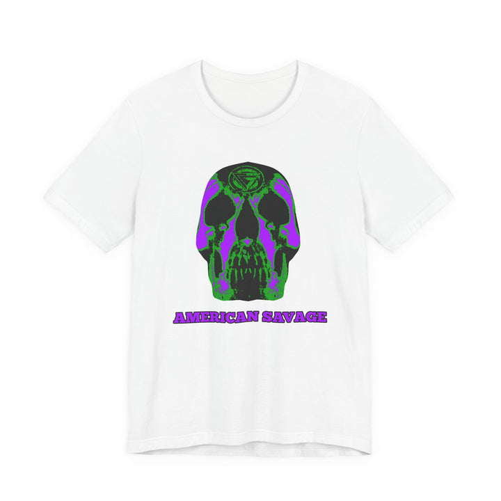 SKULLATOR PURPLE GREEN  /AMERICAN SAVAGE
