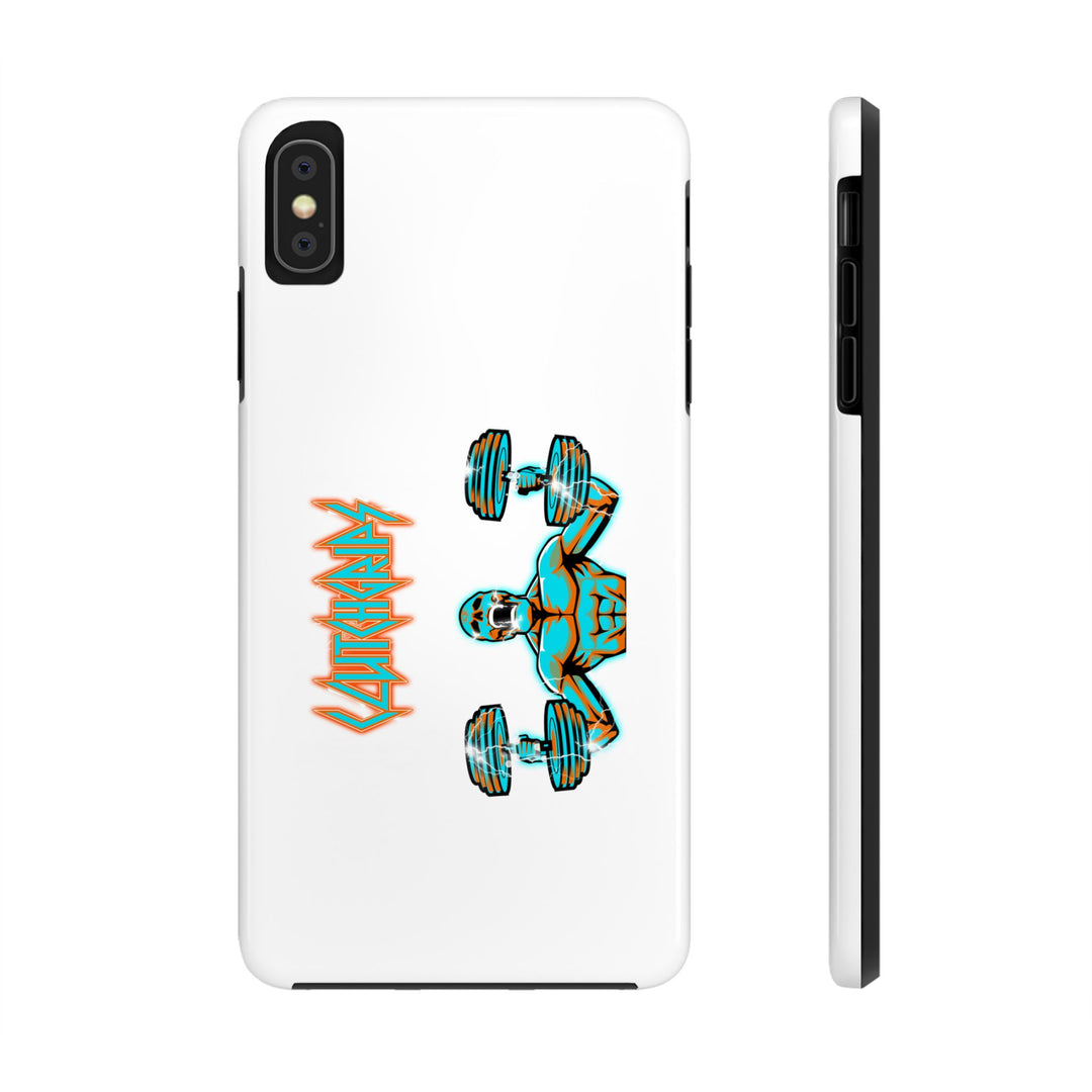 RIDE THE LIGHTNING MIAMI COLORS AQUA ORANGE PHONE CASE/CLUTCHGRIPS