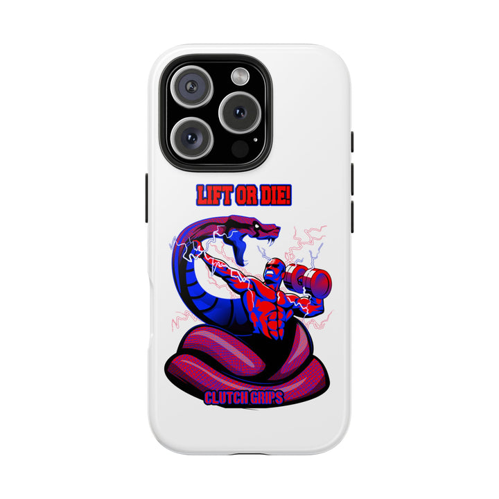 MAC VS SNAKE PHONE CASE RED BLUE /LIFT OR DIE
