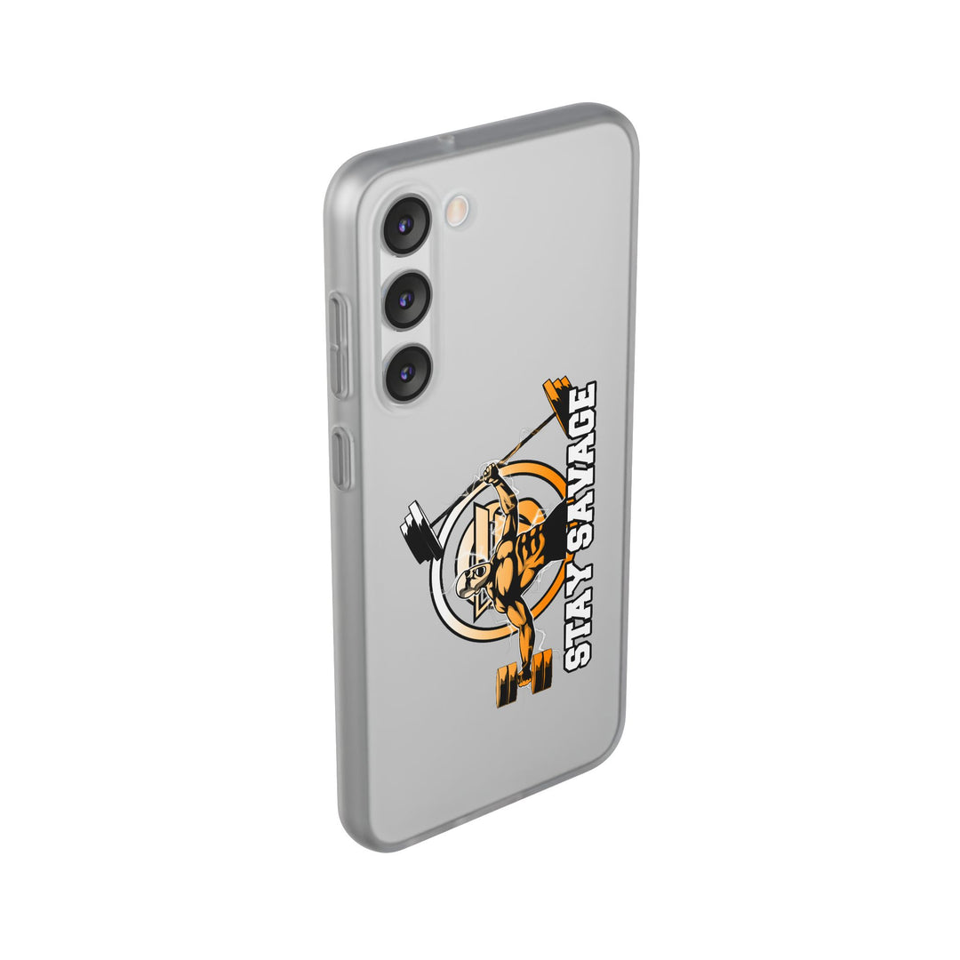 SPARTAN LIFT ORANGE WHITE PHONE CASE/STAY SAVAGE